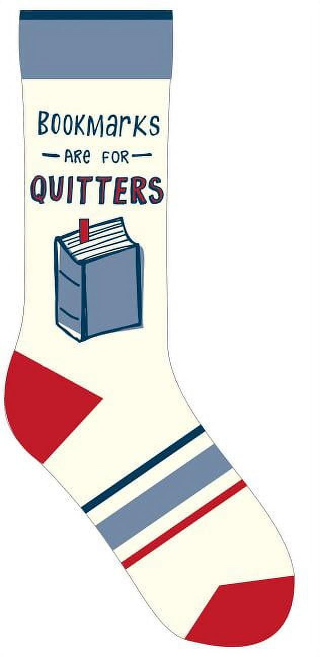 GIBBS SMITH Bookmarks Are for Quitters Socks, (Hardcover)