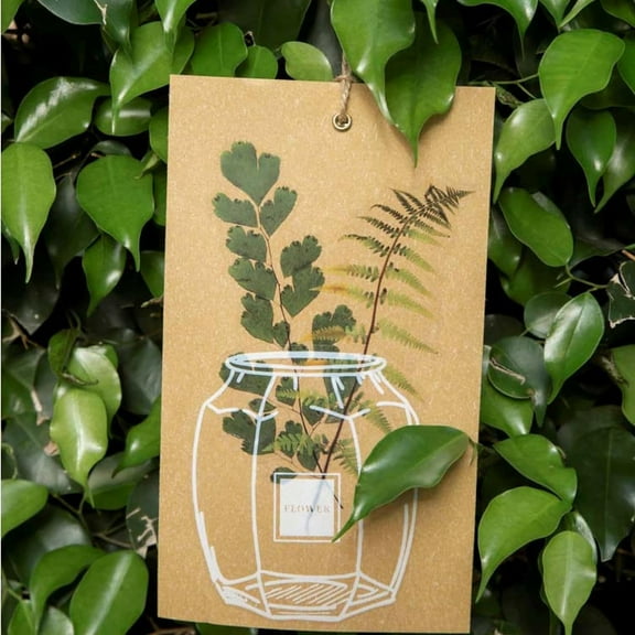 Bookmarks, Transparent Dried Flower Bookmarks, DIY Bookmarks Craft Set with 20Pcs Pressed Flowers, 20Pcs Clear Glassware Stickers (E)