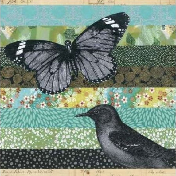 Bookplate II Poster Print by Andrea Mueller (12 x 12)