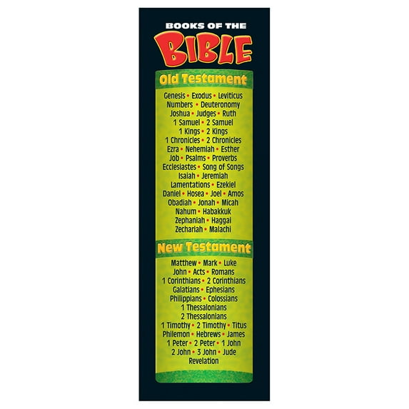 TREND ENTERPRISES INC. T-12713 BOOKS OF THE BIBLE BOOKMARKS
