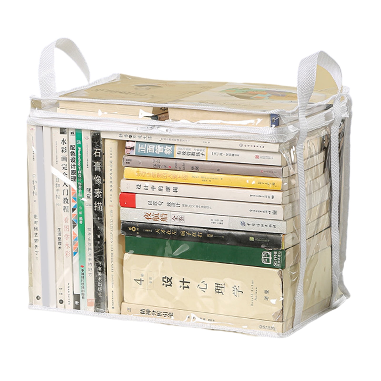 Books Organizers Waterproof Books Container Foldable Books Box Books ...