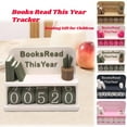 thumbnail image 1 of Books Read Sign Tracker, Manual Numbered Cube Counter for Library and Bookshelf, 3D Printed ABS Literary Decor for Bookworms, Visual Reading Log for Goal Tracking, 1 Piece, 1 of 9