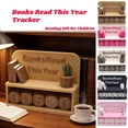 thumbnail image 1 of Books Read This Year Tracker,Book Tracker for Recording Number of Book Read,3D Book Counter Sign Up to 999 Books,Decorative Sign Reading Challenge Gift for Readers,Writers, 1 of 9