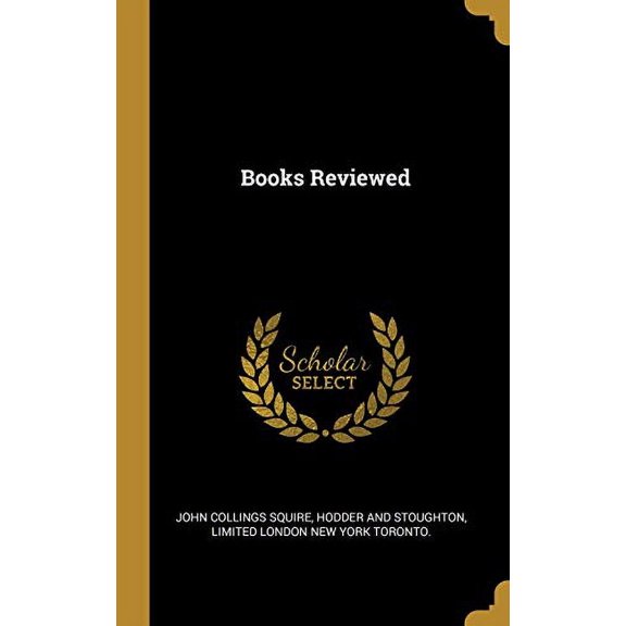 Books Reviewed Hardcover