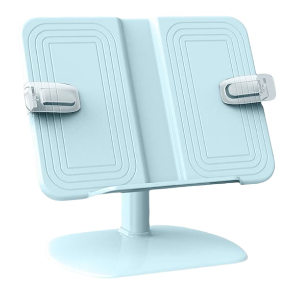 Book Holders Adjustable Book Document Holders Desktop Bookstand with Page Clip