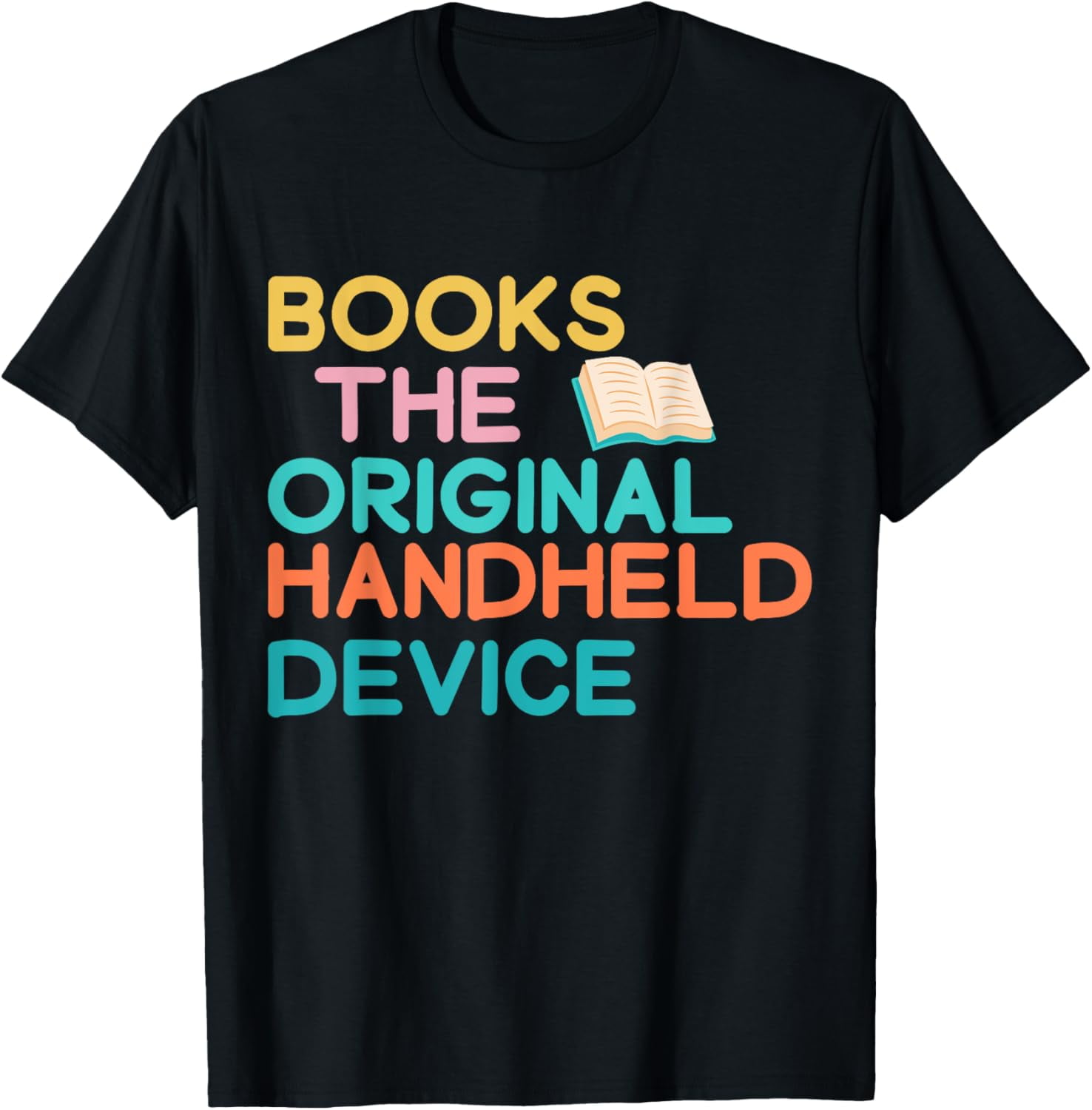 Books The Original Handheld Device Book Librarian T-Shirt - Walmart.com