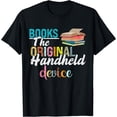 thumbnail image 1 of Books The Original Handheld Device Book Librarian T-Shirt, 1 of 4