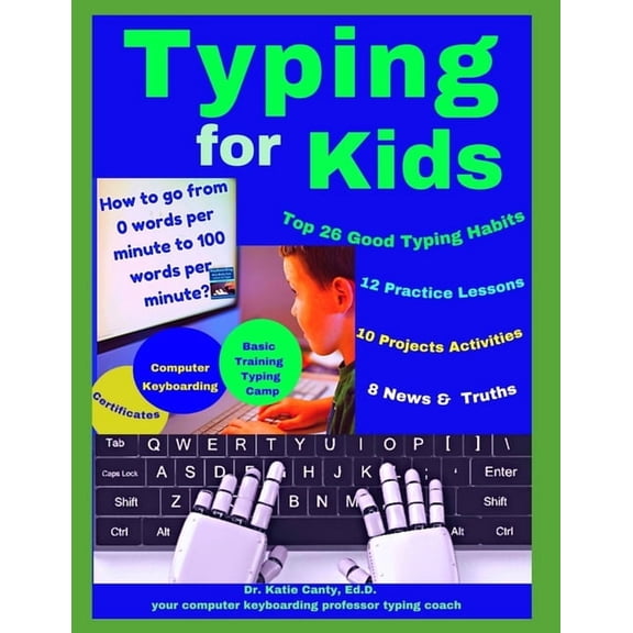 Books Typing Computer Keyboarding Techno Typing for Kids, (Paperback)