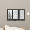 thumbnail image 1 of Books Winter Window Wall Mural Wallmonkeys Peel and Stick Graphic (18 in W x 12 in H) WM502959, 1 of 4