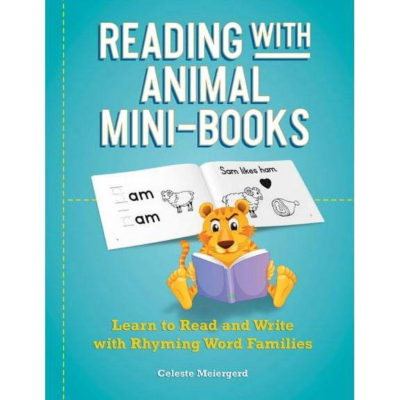 Books for Teachers: Reading with Animal Mini-Books : Learn to Read and Write with Rhyming Word Families (Paperback)