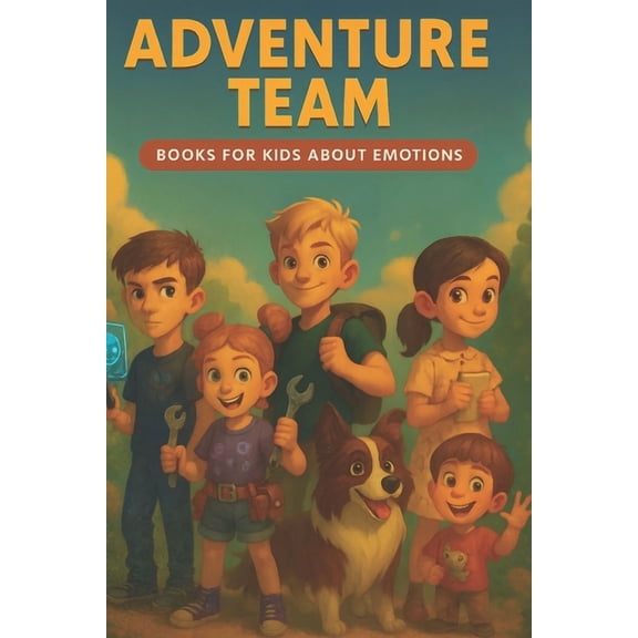 Books for kids about emotions: Adventure Team, (Paperback)
