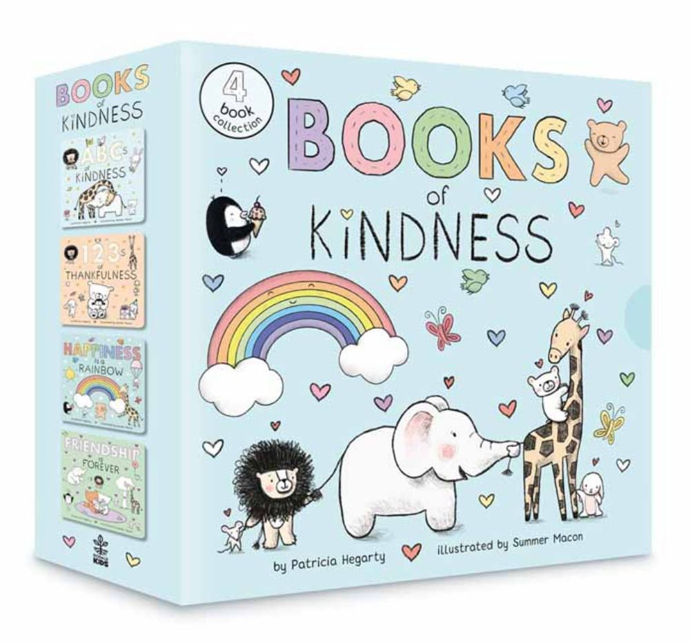 Books of Kindness: ABCs of Kindness; 123s of Thankfulness; Happiness Is a Rainbow; Friendship Is Forever (Hardcover)