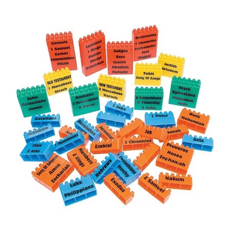 Books of the Bible Stacking Game - Toys - 86 Pieces