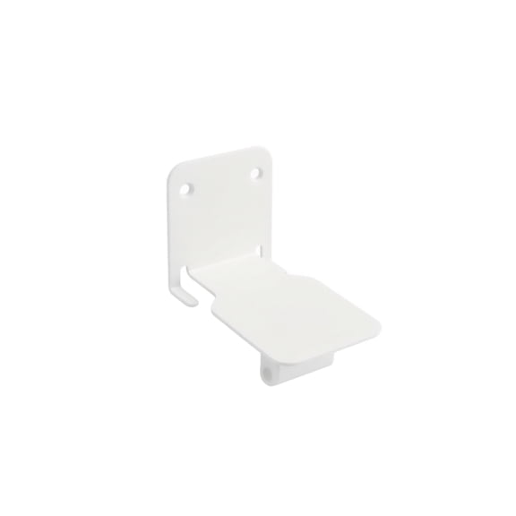 Bookshelf 3.93in Invisible Stainless Steel Hidden Wall Mounted Storage Rack Heavy Duty Metal Support Stand Space Saving Library Organizer Floating Shelf White