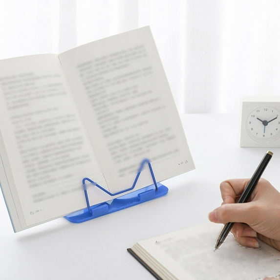 Bookshelf Reading Stand Reading Artifact Bed ch ildren's Book Stand Desktop Reading Desktop Picture Book BookshelfReading rack blue1*Reading rack,Guczhu