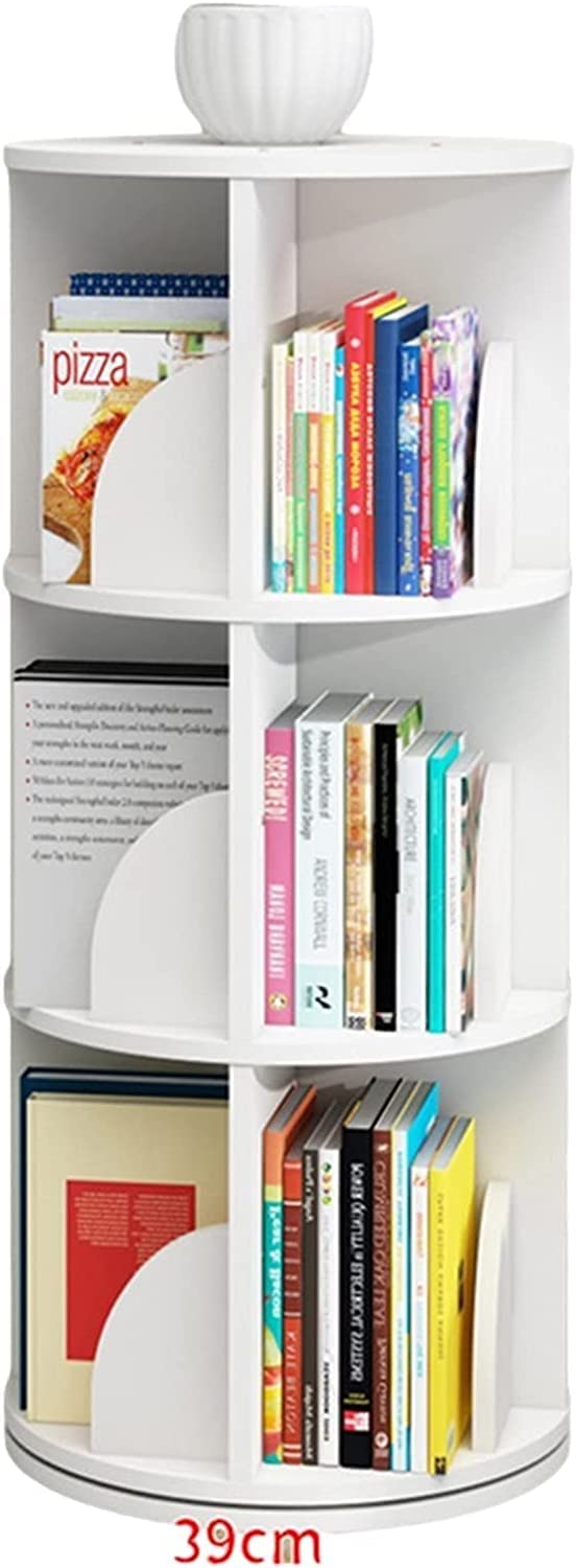 Bookshelf Revolving 2/3/4/5/6 Layers Multifunctional 360 Degree