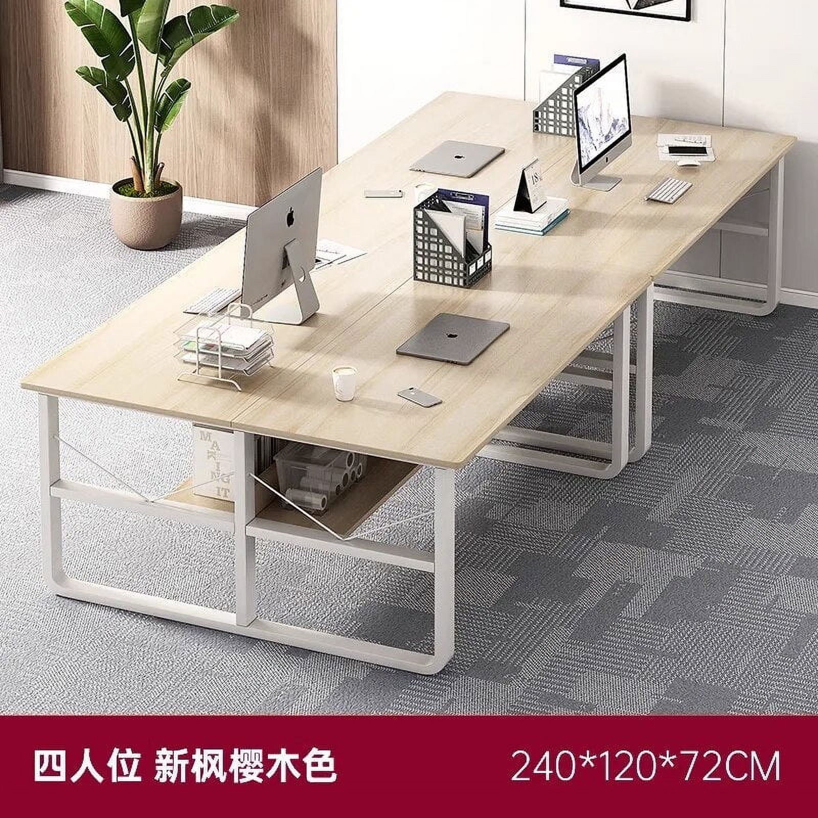 Bookshelf Setup Office Desk Storage Standing White Floor Computer Desks