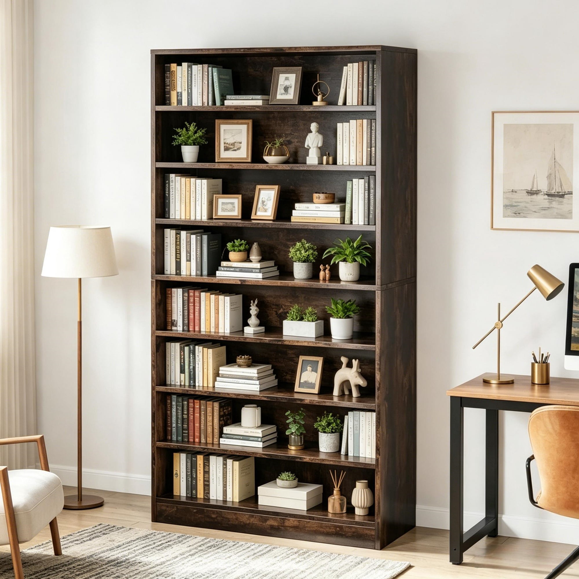 Bookshelf Storage Cabinet