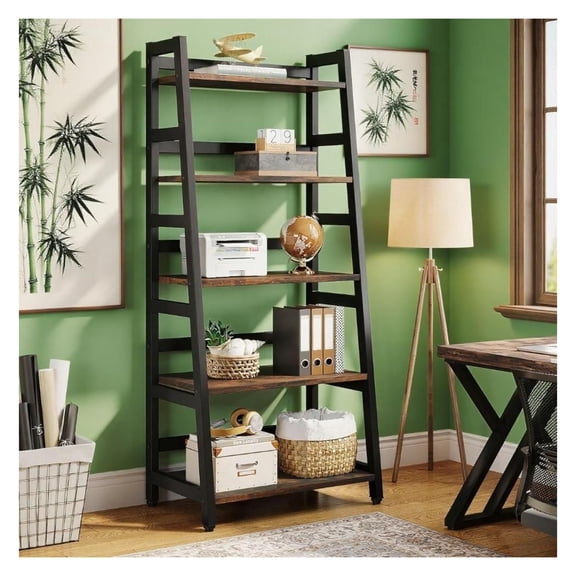 Bookshelf, Wooden Storage Unit