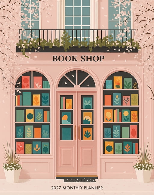 Bookshop Bliss 2027 7.5 X 9.5 Booklet Monthly Planner, (Paperback)