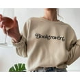 thumbnail image 1 of Booktrovert Sweatshirt, Bookish Sweatshirt, Bookish Crewneck, Reader Sweater, Reading Shirt, Book Lover Gift, Literature Bookish Gifts TSHIRT All Size S-5XL, 1 of 5