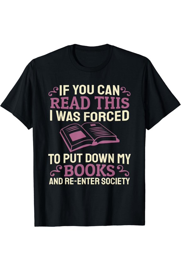Bookworm Avid Reader Books Literature - Book Lover Reading T-Shirt Size S-5XL
