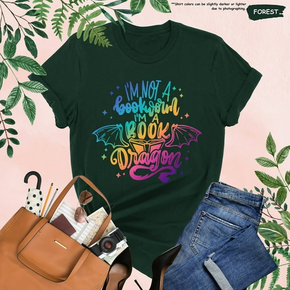 I'm Not A Bookworm I'm A Book Dragon Shirt, Book Lover Shirt, Bookish Shirt, Book Shirt, Reading Lover Shirt,Librarian Shirt,Book Lover All Size S-5Xl