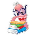 thumbnail image 1 of Bookworm Cute I Love Books - 5" Vinyl Sticker - For Car Laptop I-Pad - Waterproof Decal, 1 of 1