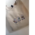thumbnail image 1 of Bookworm Ghosts Reading Books Halloween Embroidered Sweatshirt, 1 of 2