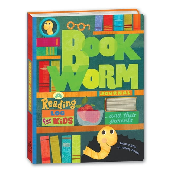 Bookworm Journal: A Reading Log for Kids (and Their Parents), (Hardcover)