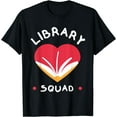 thumbnail image 1 of Bookworm Library Squad Librarian Themed T-Shirt, 1 of 3