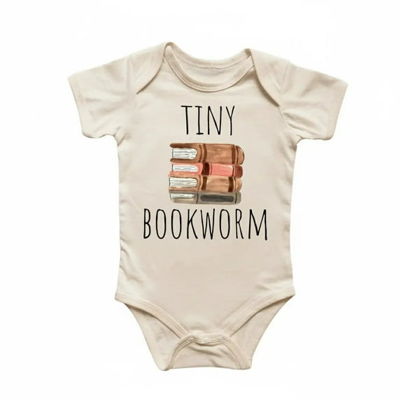 Bookworm Reader Books Newborn Baby Bodysuit