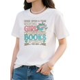 thumbnail image 1 of Bookworm Shirt for Women and Men – Book Lovers Unite Graphic Tee – Soft Lightweight Breathable Cotton Blend T-Shirt for Librarians, Readers, Teachers, Book Club Members, and Bibliophiles, 1 of 7