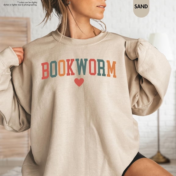 Bookworm Sweatshirt, Reading Teacher Sweater, Book Lover Gift, ESL Teacher, Bookish Hoodie, Book Reader Sweatshirt, Book Club Gifts,Bookworm All Size S-5Xl