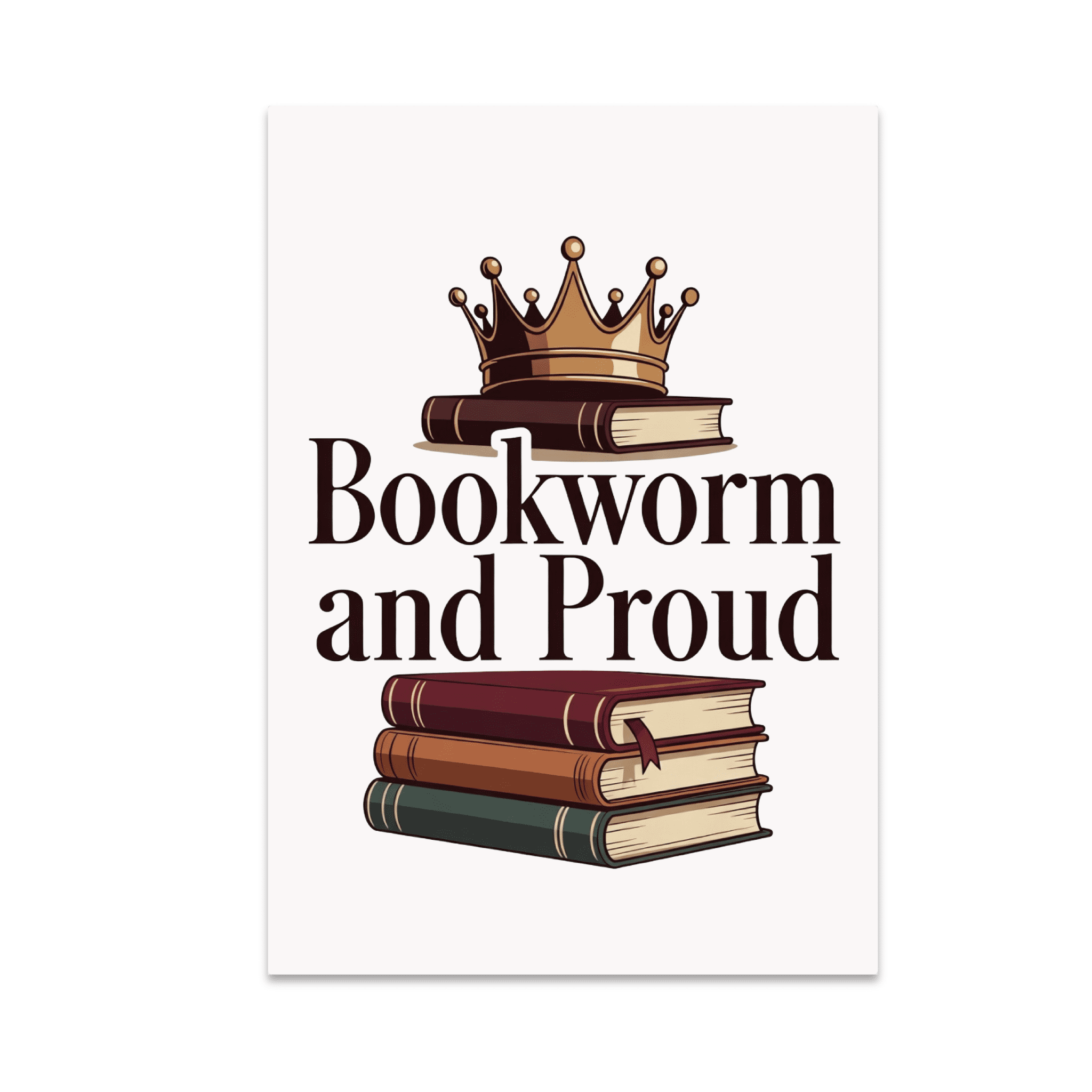 Bookworm and Proud Wall Decor - Book Lover - 13x19 Poster Print ...