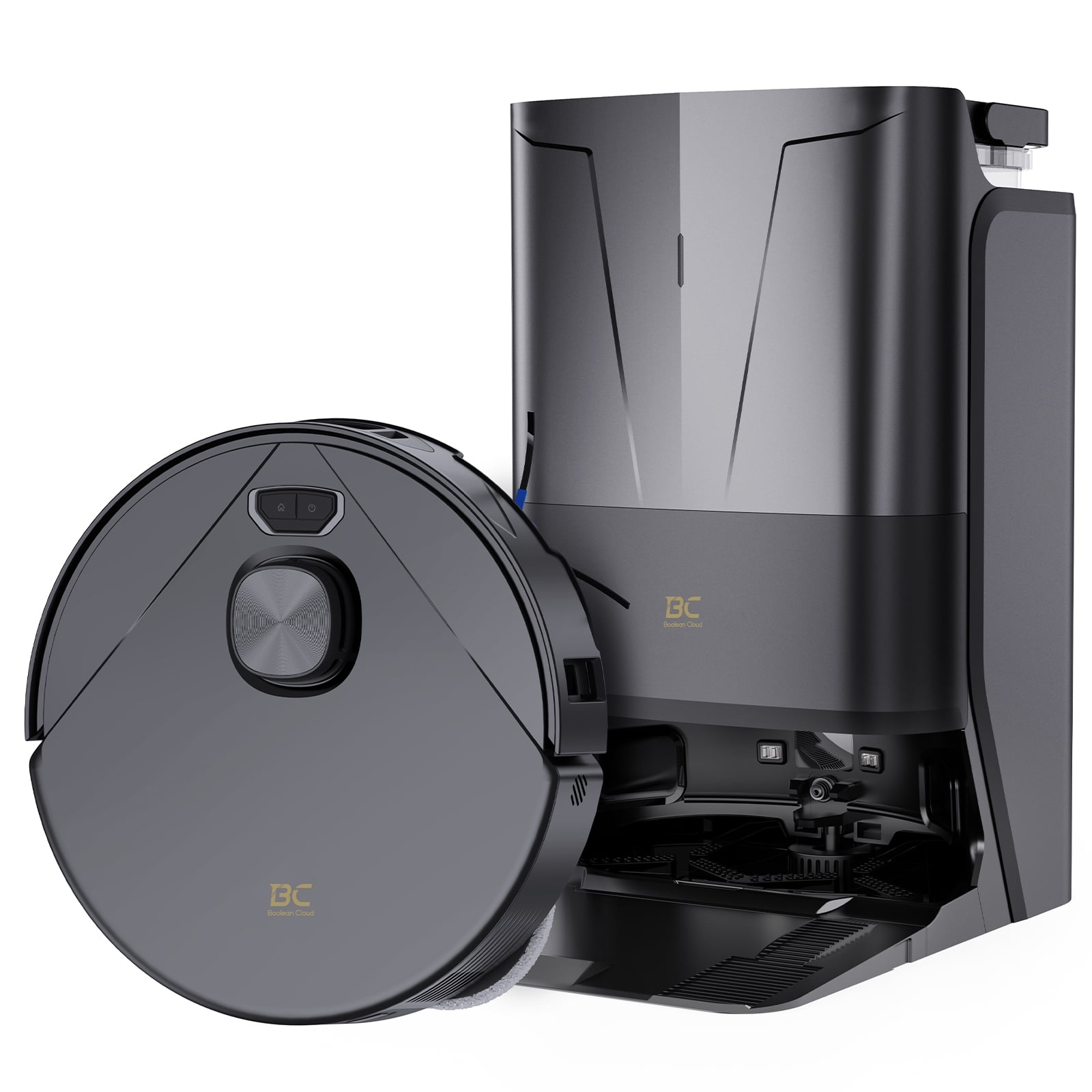 Boolean Cloud Bcdroid A10 Ultra Robot Vacuum and Mop, 25,000Pa Suction ...