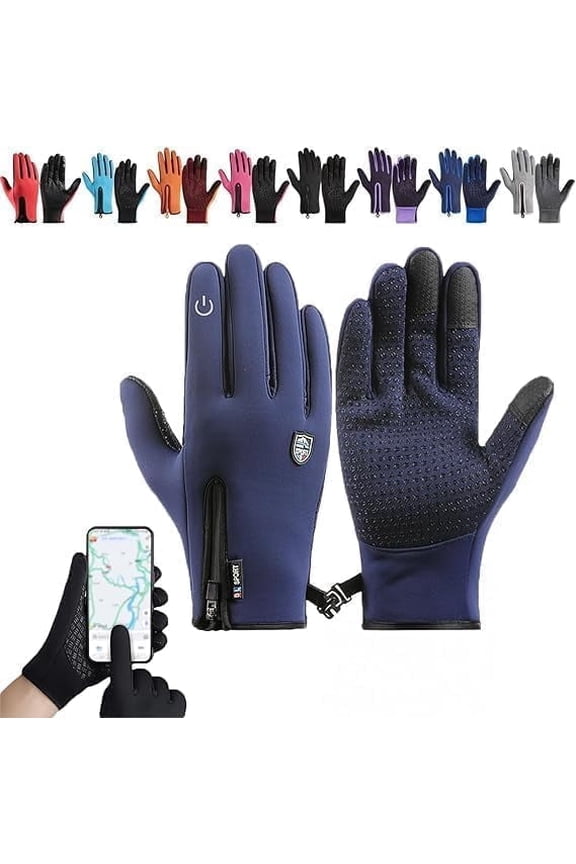 Sport Gloves, Waterproof Winter Gloves with Touchscreen, Windproof Warm Gloves for Cold Weather Outdoor Sports