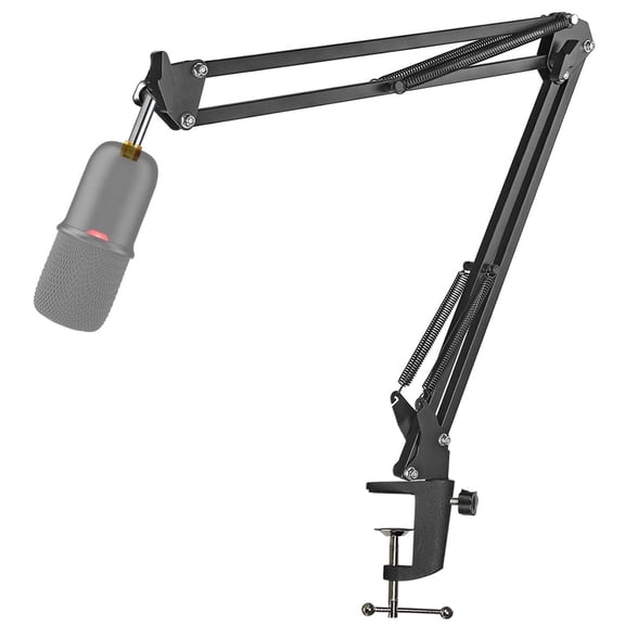 YOUSHARES Boom Arm Stand for HyperX SoloCast - Professional Adjustable Scissor Mic Stand Compatible with HyperX SoloCast Microphone