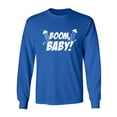 thumbnail image 1 of Boom, Baby! Adult Long Sleeve T-shirt, 1 of 3