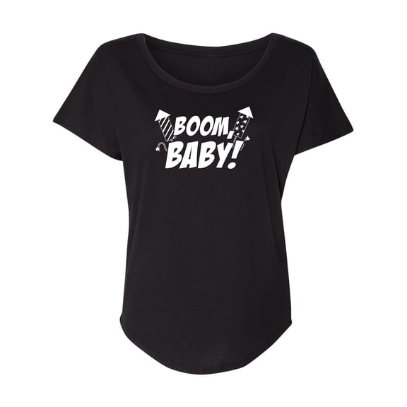 Boom, Baby! Womens Dolman Tee
