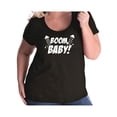 thumbnail image 1 of Boom, Baby! Womens Plus Size Scoopneck Tee, 1 of 1