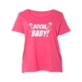 thumbnail image 1 of Boom, Baby! Womens Plus Size Scoopneck Tee, 1 of 1