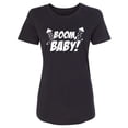 thumbnail image 1 of Boom, Baby! Womens crewneck tee, 1 of 2