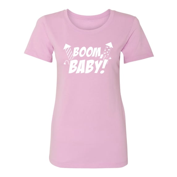 Boom, Baby! Womens crewneck tee