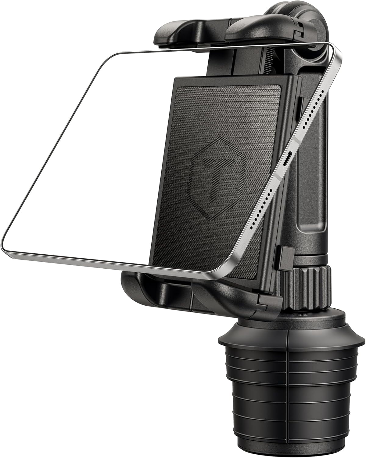 Boom Cup Holder Tablet Mount – Heavy-Duty iPad & GPS Car for 360 ...