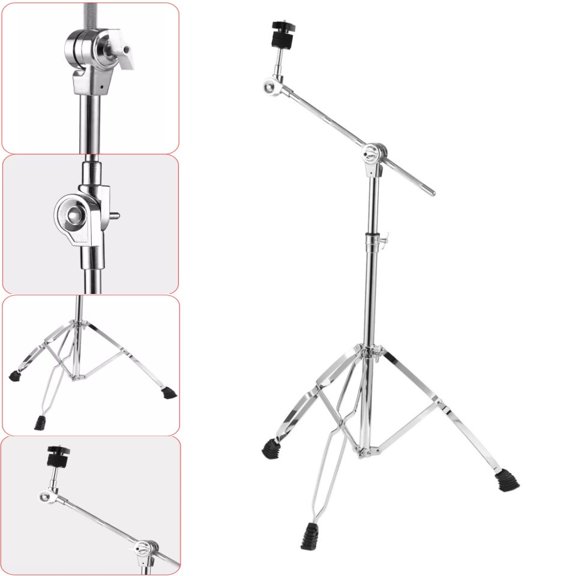 Boom Cymbal Stand, Adjustable Cymbal Stand for Drum Hardware Percussion Mount Holder Gear Set Drum Hardware Set for Mounting Crash, Ride, Splash Cymbals, 1Pack(24.8-39.37)"