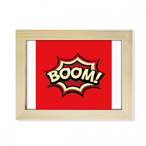 Boom Dialog Fire Art Deco Fashion Desktop Photo Frame Picture Art Decoration Painting 6x8 inch
