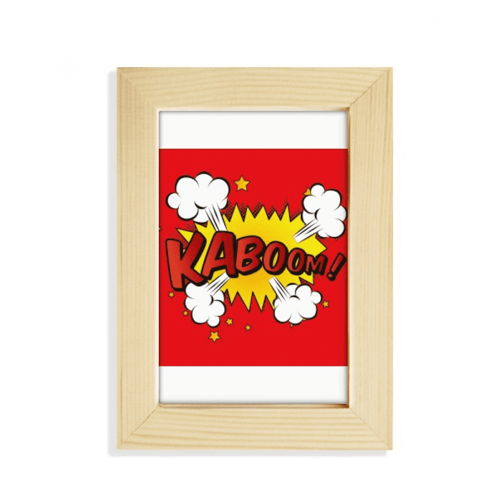 Boom Exclamation Dialog Art Deco Fashion Desktop Display Photo Frame ...