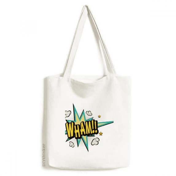 Boom Gas Clouds Tote Canvas Bag Shopping Satchel Casual Handbag