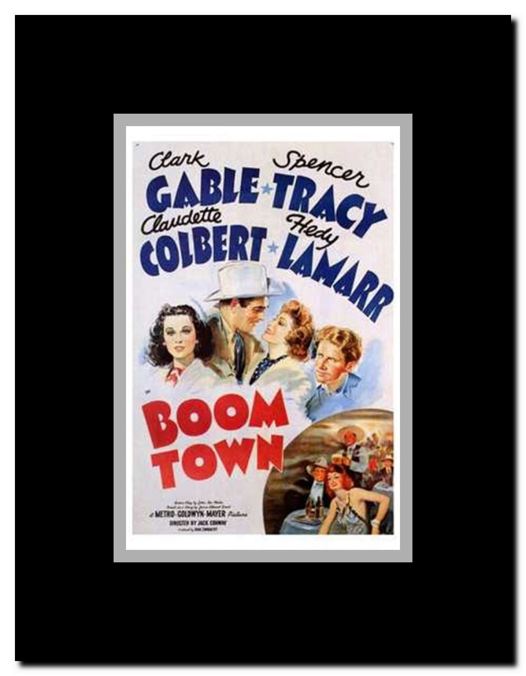 Boom Town Framed Movie Poster
